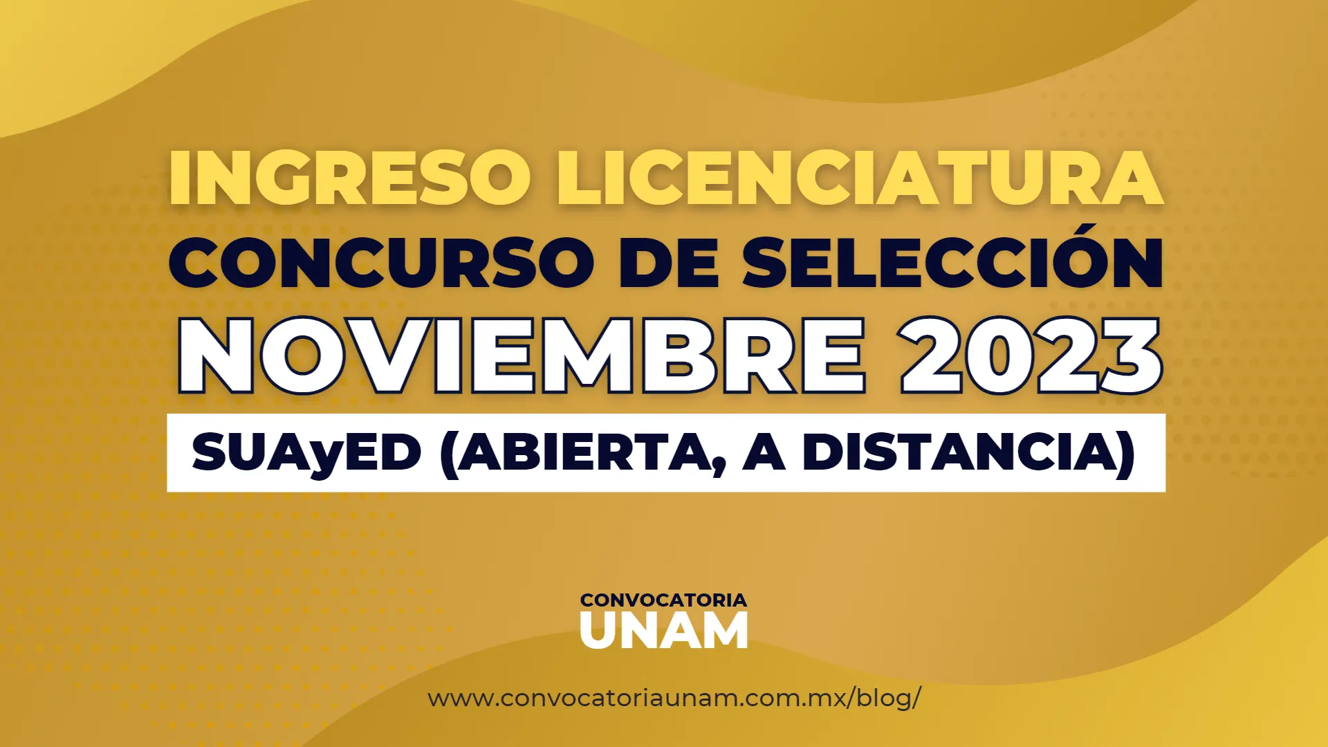 convocatoriaunam