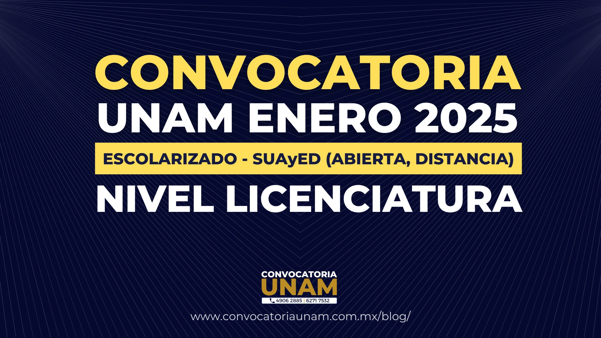 convocatoriaunam