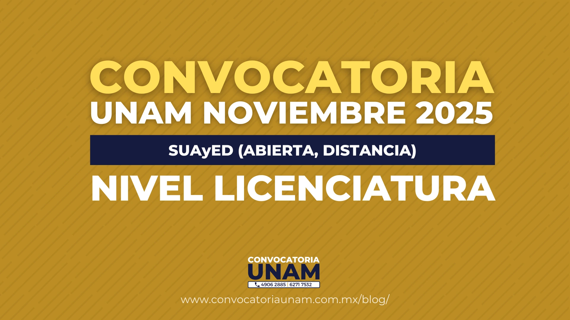 convocatoriaunam