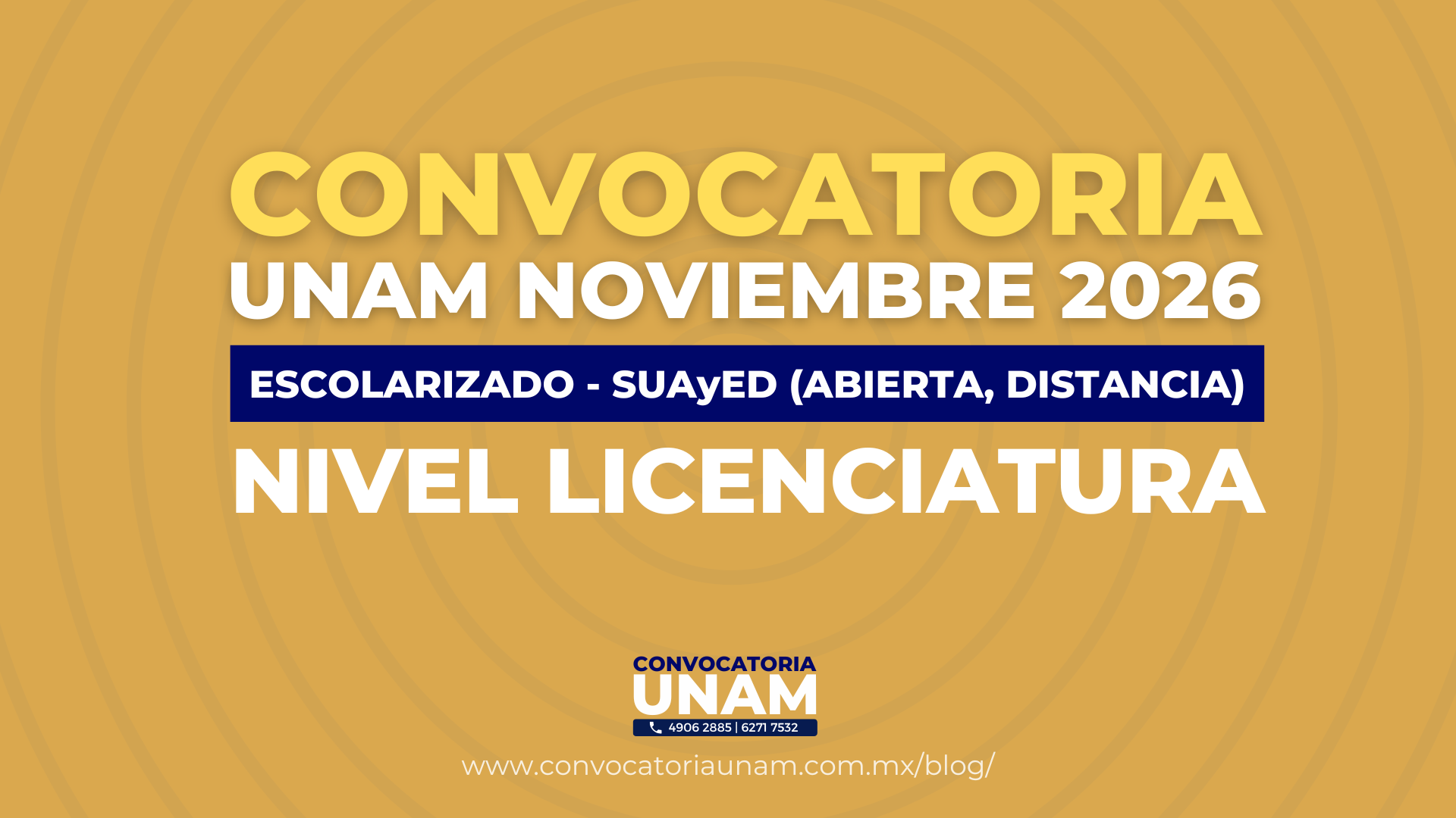 convocatoriaunam