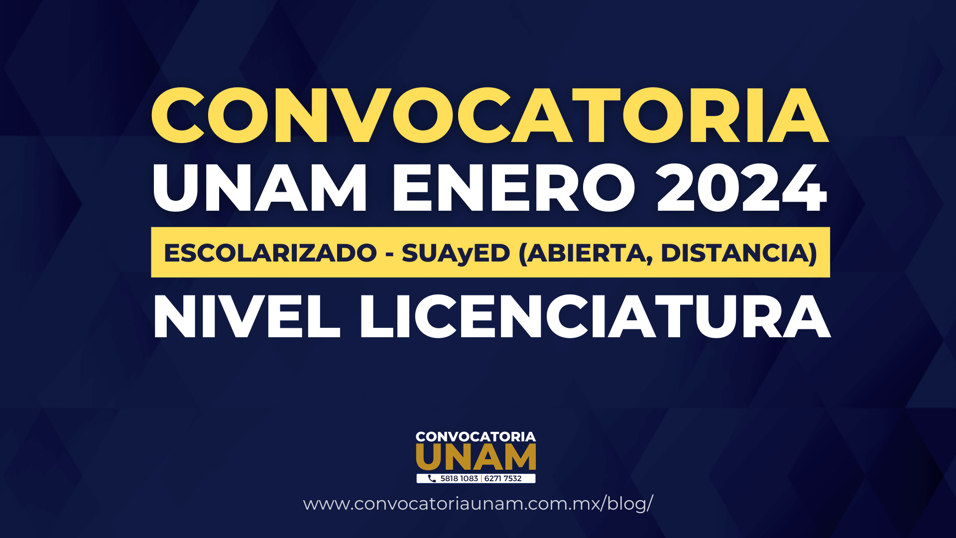 convocatoriaunam